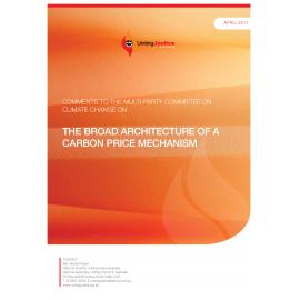 Comments : Broad architecture of a carbon price mechanism