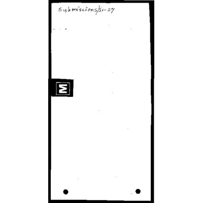Early submissions (S. 1-27) and Conference Centres Submissions (CC)
