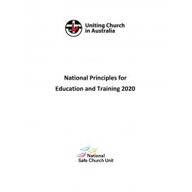 National Principles for Education & Training 2020