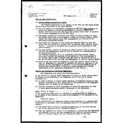 General Correspondence (1974 till 30 Mar. 1977)