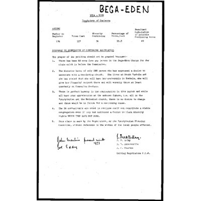 Bega – Eden