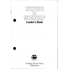 Uniting in Worship leader's book