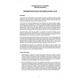 Interim protocols re Regulation 3.6.40