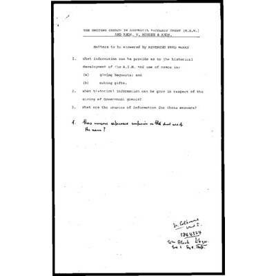 Australian Inland Mission (Law Case)