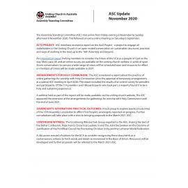 ASC Update Nov 2020
