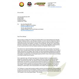 Letter to PM Morrison from Uniting First Peoples Network