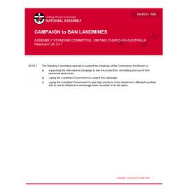 Campaign to ban landmines (ASC)