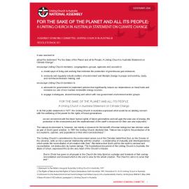 For the sake of the planet (ASC)