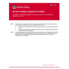 Infant formula manufacturers (ASC)