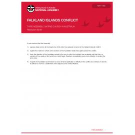 Falkland Islands conflict (Third Assembly)