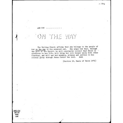 Are you … on the way. Processed typescript.