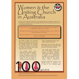 International Women's Day : Women & the Uniting Church in Australia (UCA)