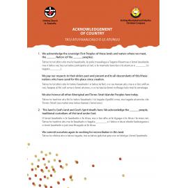 Acknowledgement of Country : Samoan