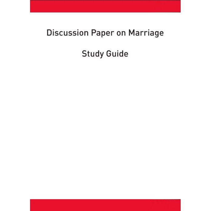 Discussion paper on Marriage : Study Guide