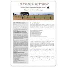 Ministry of Lay Preacher : Report of review findings