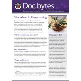 Doc.bytes : Worksheet 6 : Peacemaking