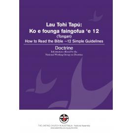 How to read the Bible : 12 simple guidelines (Tongan)