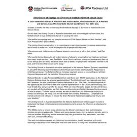 Anniversary of apology to survivors of institutional child sexual abuse