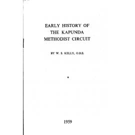 Early history of the Kapunda Methodist Circuit