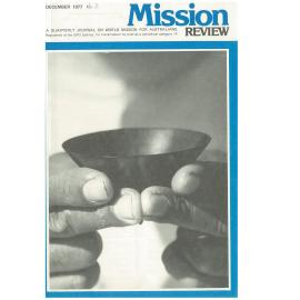 Mission review : a quarterly journal on mission for Australians