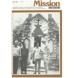 Mission review : a quarterly journal on mission for Australians