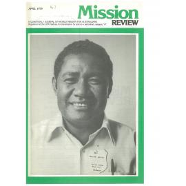 Mission review : a quarterly journal on mission for Australians