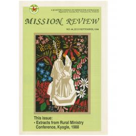 Mission review : a quarterly journal on mission for Australians