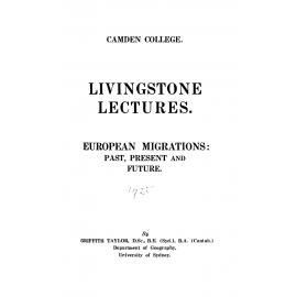 EUROPEAN MIGRATIONS: PAST, PRESENT AND FUTURE.