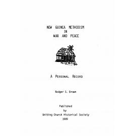 New Guinea Methodism in war and peace : a personal record