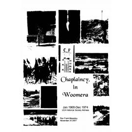 Chaplaincy in Woomera Jan 1968-Dec 1974