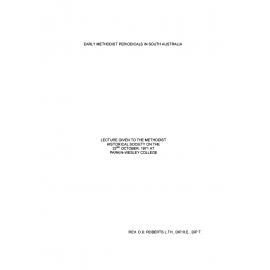 Early Methodist periodicals in South Australia