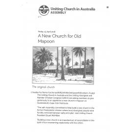 A new church for old Mapoon