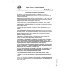 Australia must aim higher on emissions target