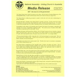 GST - the onus is on the government