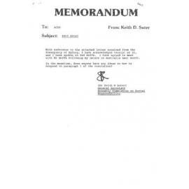 Memorandum : Drug Abuse