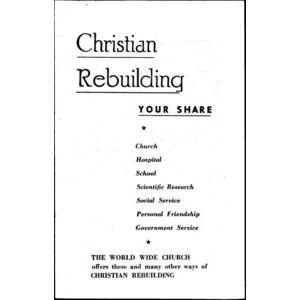 Christian rebuilding : your share.