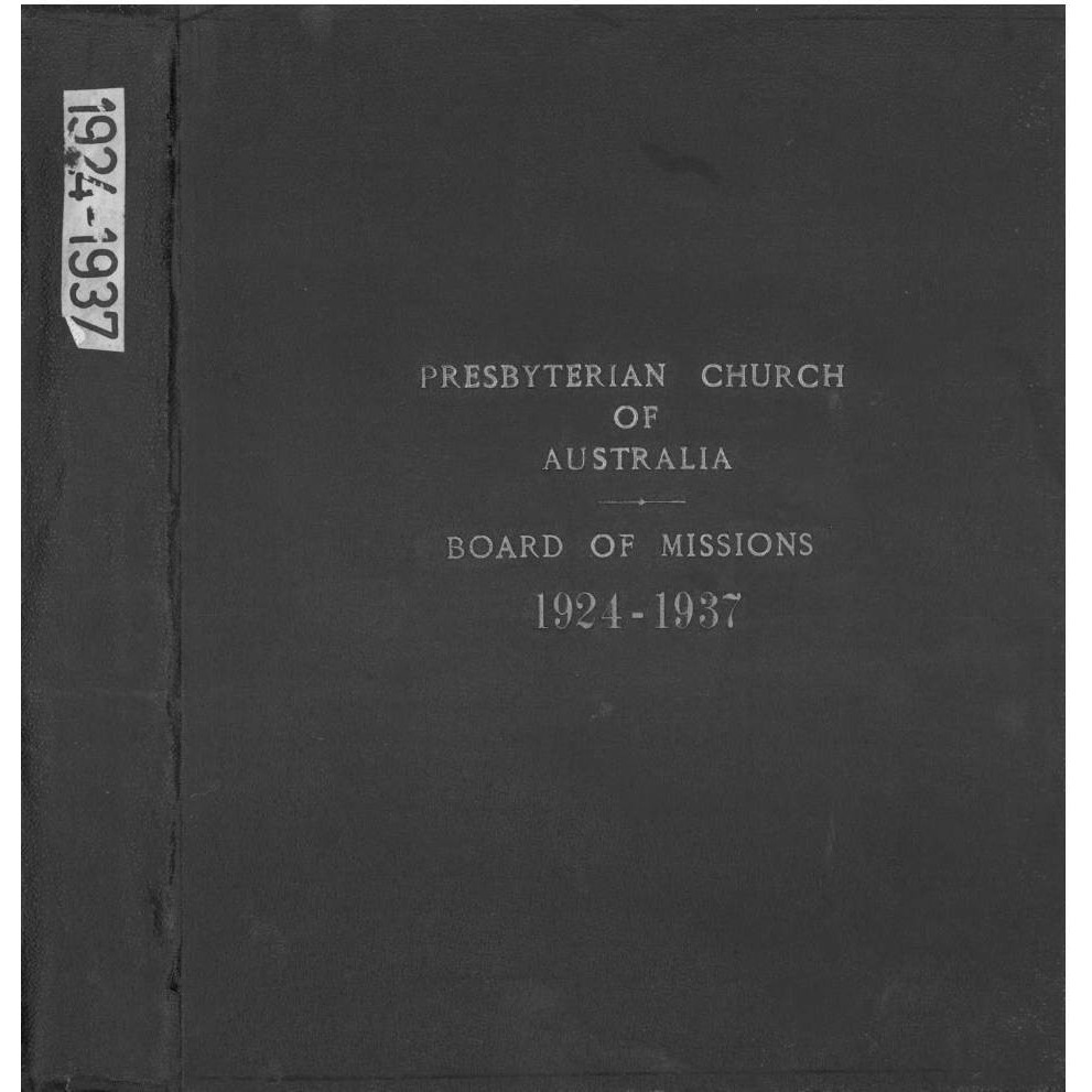 Board of Missions - Minutes