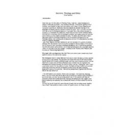 Doctrine, theology & ethics