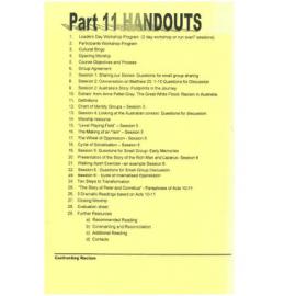 Cross-cultural workshops : 1 : confronting racism : handouts