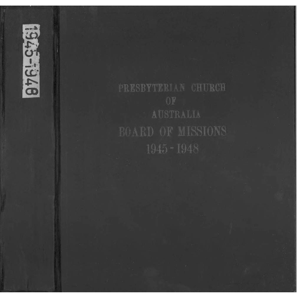 Board of Missions - Minutes