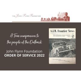 John Flynn Foundation : Order of Service 2022