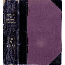 Minutes of the Victorian & Tasmanian Annual Conference of the Australasian Wesleyan Methodist Church