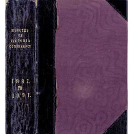 Minutes of the Victorian & Tasmanian Annual Conference of the Australasian Wesleyan Methodist Church