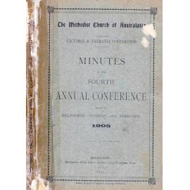 Minutes of the Victoria & Tasmania Annual Conference of the Methodist Church of Australasia
