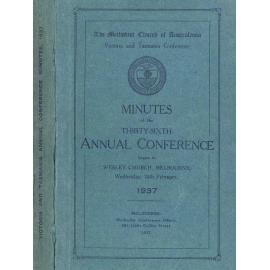 Minutes of the Victoria & Tasmania Annual Conference of the Methodist Church of Australasia