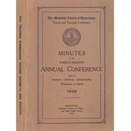 Minutes of the Victoria & Tasmania Annual Conference of the Methodist Church of Australasia