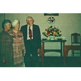 NSW Moderator Lilian Wells congratulates Ingates on 50 year ministry