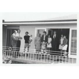 Far West Mission group at Presbyterian manse, May 1974