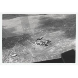 Far West Mission aerial photo of a typical property, taken from the church plane