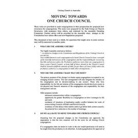Moving towards one church council